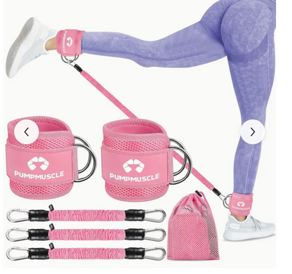 Ankle Straps with Resistance Bands