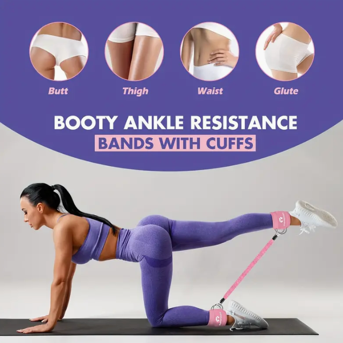 Ankle Straps with Resistance Bands